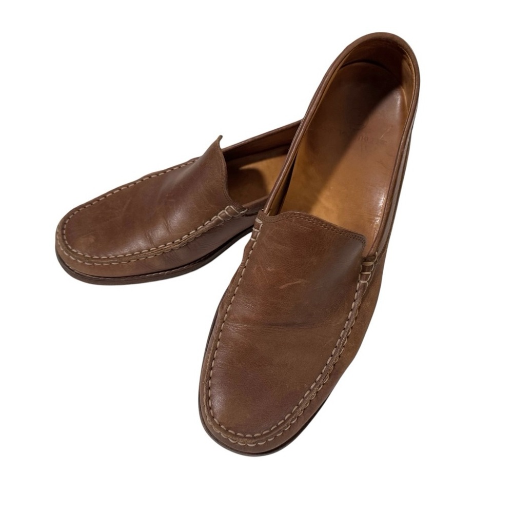 Austin Heller Fine Tan Leather Slip-On Loafers or Driving Shooes